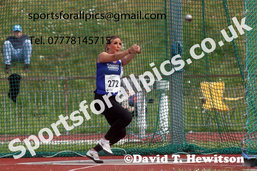 Senior womens hammer, 2022 Northern Senior and Under-20 Champs., Wavertree Athletics Centre, Liverpool. Photo: David T. Hewitson/Sports for All Pics